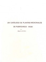Un catalogo de plantas medicinales de Puerto Rico
