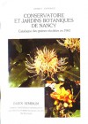 Catalogue des graines récoltées en 1983 (Lorraine et Vosges) – Index Seminum