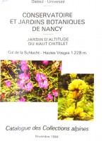 Catalogue des Collections alpines