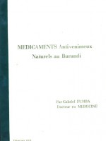 Médicaments antivenimeux naturels au Burundi
