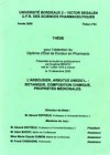 L’arbousier, Arbutus Unedo L. : botanique, composition chimique, propriété médicinales