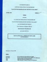 Les plantes de la médecine populaire au Nicaragua