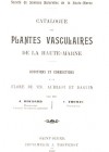Catalogue des plantes vasculaires de la Haute-Marne