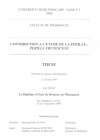 Contribution à l’étude de la perille : Perilla fructescens