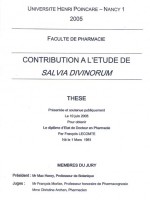 Contribution à l’étude de Salvia divinorum